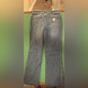 Carhartt Women's Straight Leg Jeans - Dark Blue